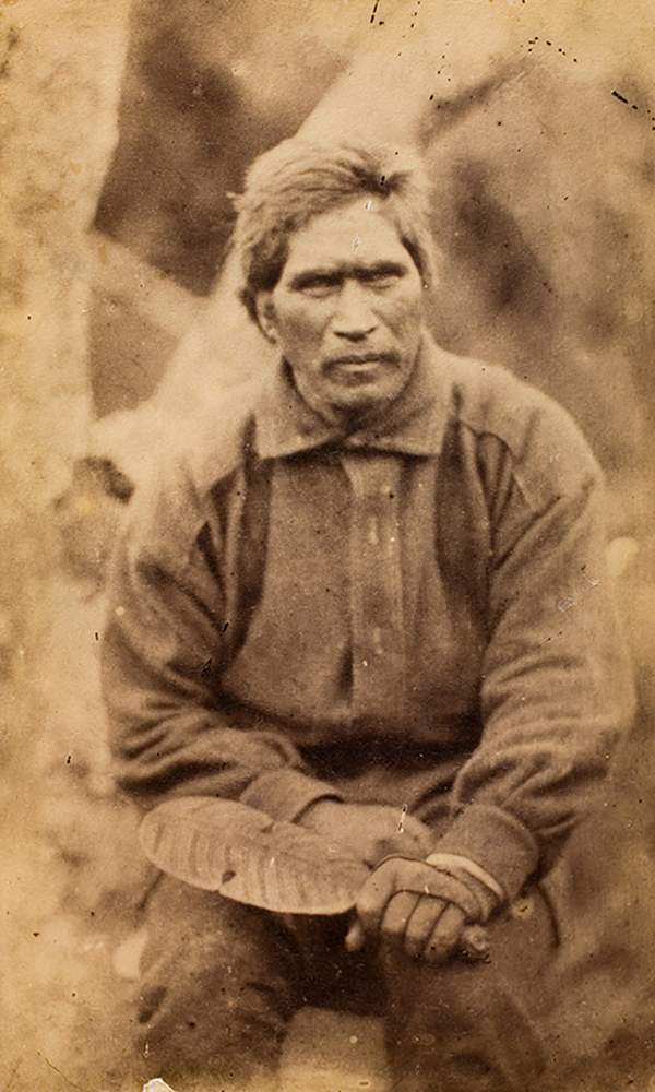 Ngāti Hauā chief Wiremu Tāmihana, about 1863. PH-ALB-89-p13-1
